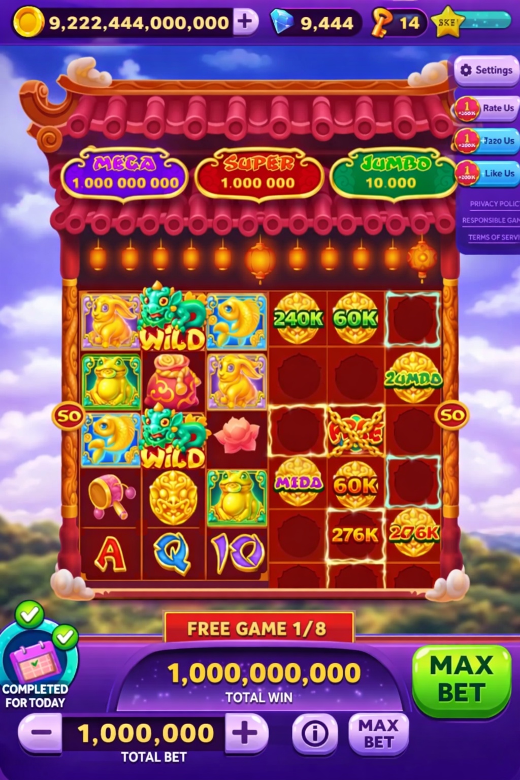Betwinner slots game